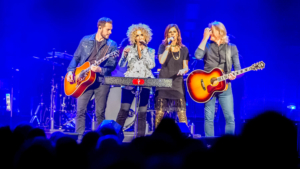 band playing on stage