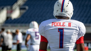 guy playing football