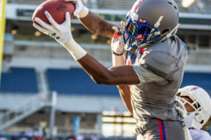 guy playing football
